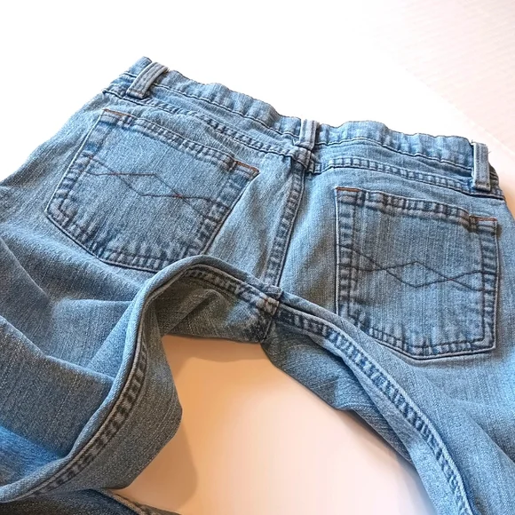 VTG Faded glory| girls bootcut light wash denim jeans Sz 12 - Picture 4 of 14